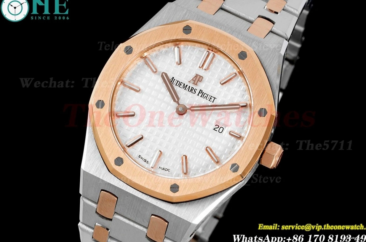 RG Dial Royal Ladies Oak Swiss Qtz SS 33mm White JJF 0120